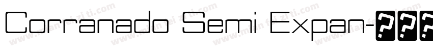 Corranado Semi Expan字体转换